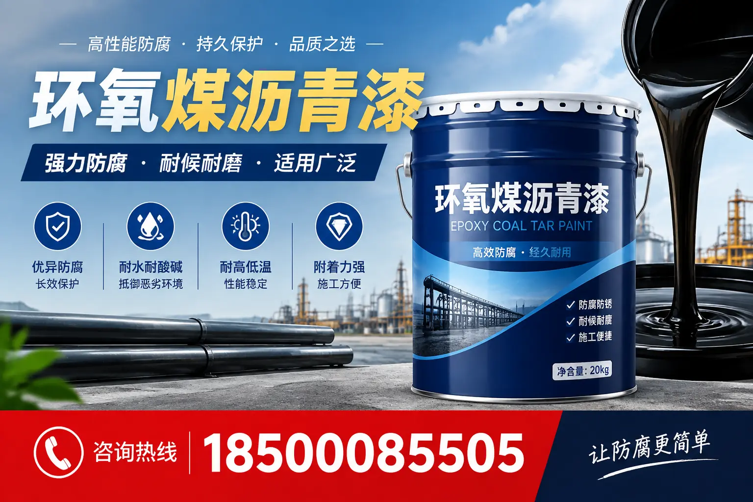 环氧煤沥青漆在不同气候条件下的表现分析，阿里适用性