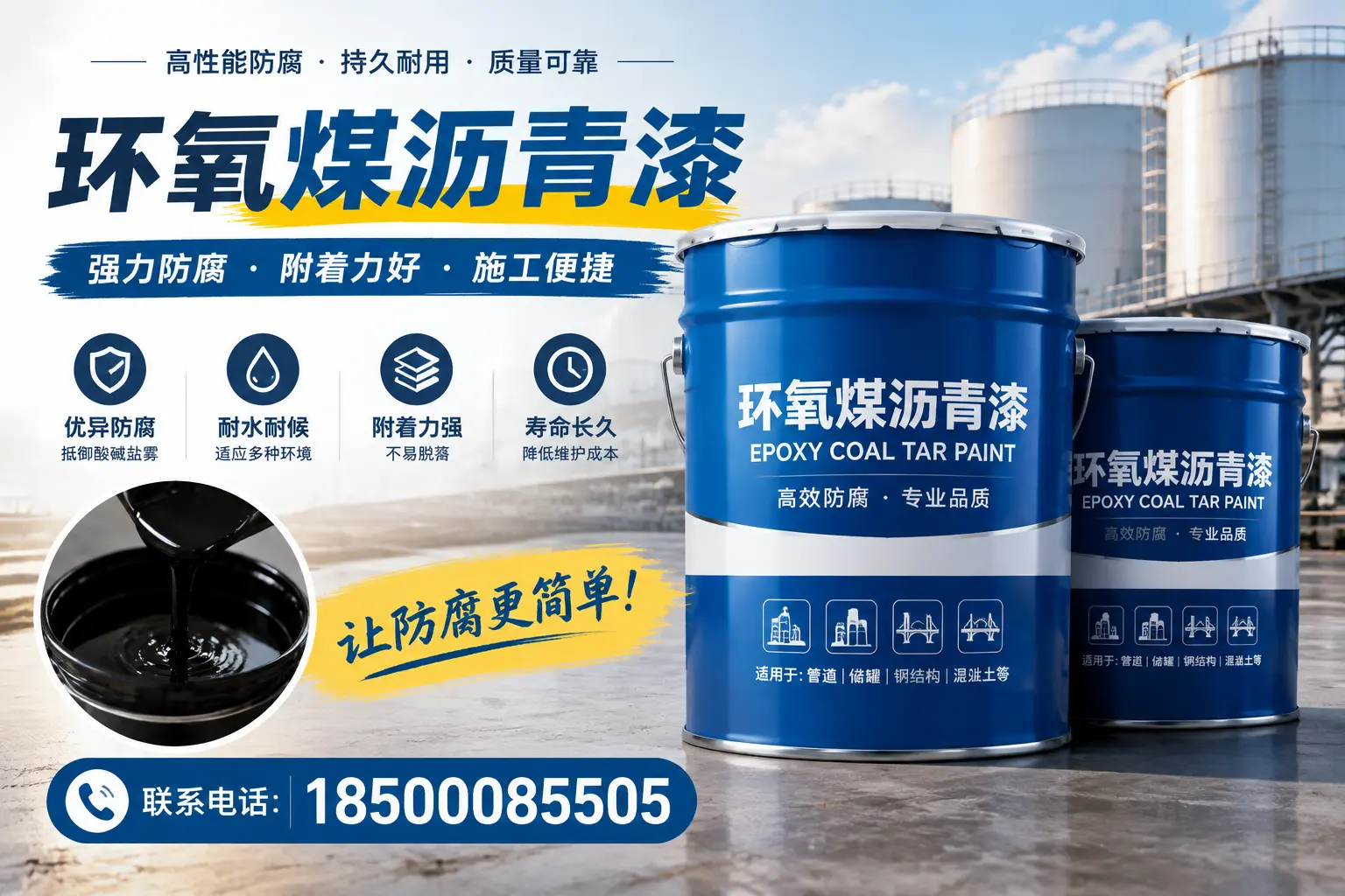 环氧煤沥青漆的环保性分析，阿里企业的选择依据